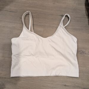Lululemon Athletica White Tank Top